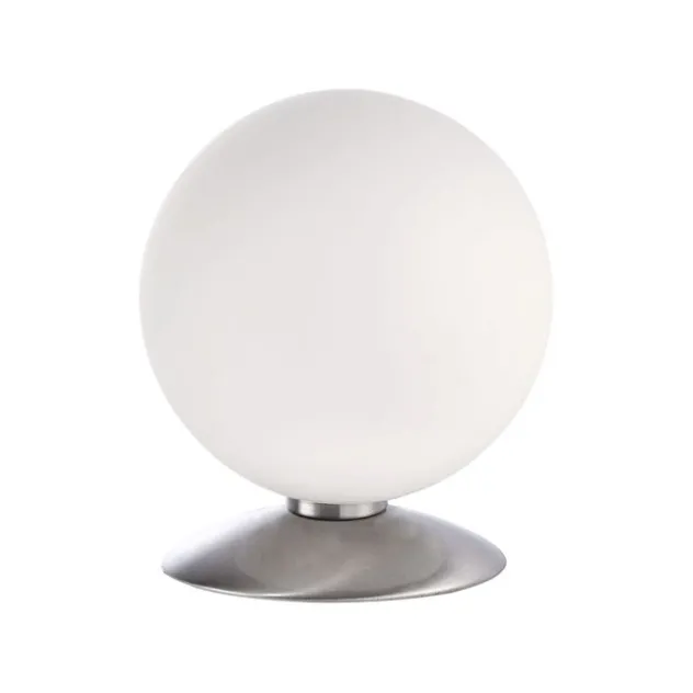 LED-Kugelleuchte, Tischleuchte, warmweißer Lichtfarbe, Touchdimmer, blendfrei