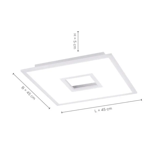 LED Panel, Cut-Out Design, 45x45 cm, RGBW, Fernbedienung