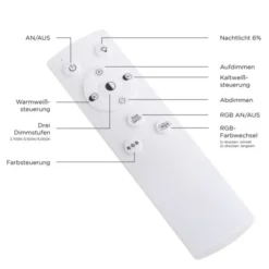 LED Panel, Cut-Out Design, 45x45 cm, RGBW, Fernbedienung