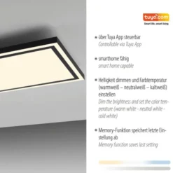 LED Panel, Deckenleuchte, dimmbar, App-Steuerung