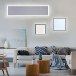 LED Panel, Deckenleuchte, weiß, dimmbar, Farbtemperatursteuerung