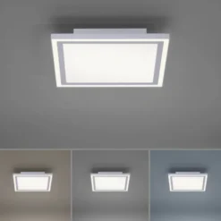 LED Panel, Deckenleuchte, weiß, dimmbar, Farbtemperatursteuerung