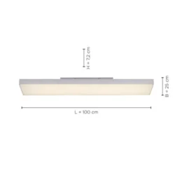 LED Panel, digitaler Farbwechsel, CCT Steuerung, 100 x 25 cm