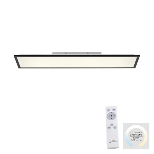 LED Panel. Flat. Deckenleuchte, schwarz, dimmbar