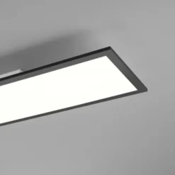 LED Panel. Flat. Deckenleuchte, schwarz, dimmbar