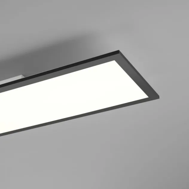 LED Panel. Flat. Deckenleuchte, schwarz, dimmbar