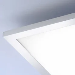 LED-Panel, Rahmen chrom , IP44, Badezimmer Panel, 45x45cm, CCT