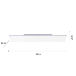 LED-Panel, rahmenlos, 100x25cm, weiß, ultraflach, CCT, rechteckig