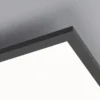 LED Panel, Rahmen schwarz, dimmbar, CCT Lichtfarbsteuerung, quadratisch