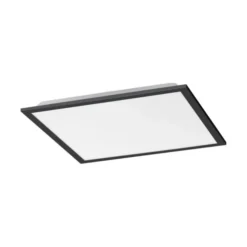 LED Panel, Rahmen schwarz, quadratisch, dimmbar, CCT, Fernbedienung, modern