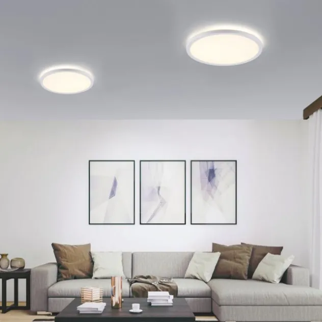 LED Panel rund, flache Deckenleuchte, Backlight, Deckenlampe,
