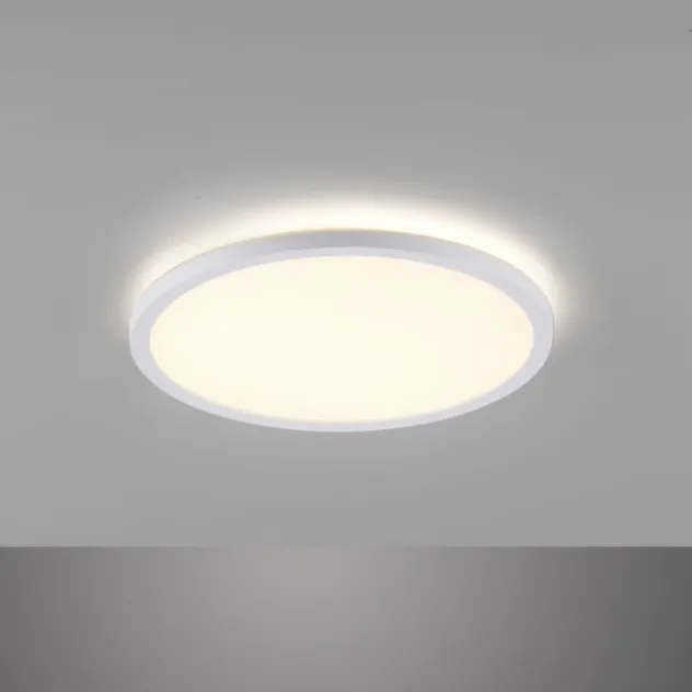 LED Panel rund, flache Deckenleuchte, Backlight, Deckenlampe,