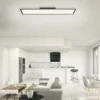 LED Panel, schwarz, 100x25cm, CCT Farbsteuerung, dimmbar, Fernbedienung