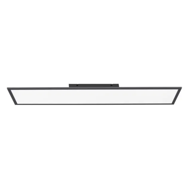 LED Panel, schwarz, 100x25cm, CCT Farbsteuerung, dimmbar, Fernbedienung