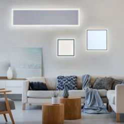 LED Panel, weiß, quadratisch, CCT Farbsteuerung, dimmbar, Fernbedienung