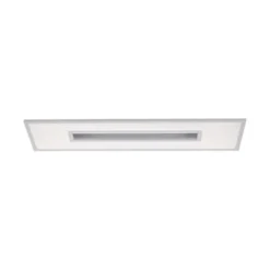 LED Panel, weiß, rechteckig, Cut Out, dimmbar, inkl. Fernbedienung, modern