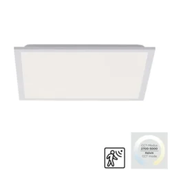 LED-Panel, weiß, 44,5x44,5cm, Bewegungsmelder, neutralweiß, quadratisch