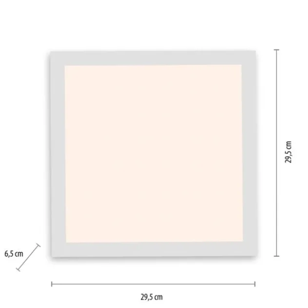 LED-Panel, weiß, 29,5x29,5cm, incl. Bewegungsmelder