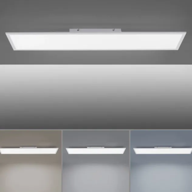 LED-Panel, weiß, 100x25cm, Lichtfarbsteuerung, Fernbedienung