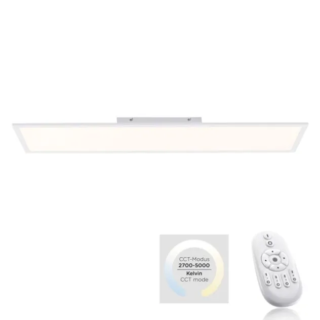 LED-Panel, weiß, 100x25cm, Lichtfarbsteuerung, Fernbedienung