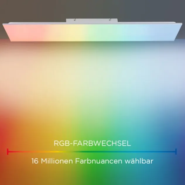 LED-Panel, weiß, 60x30cm, rahmenlos, Farbsteuerung, Dimmfunktion
