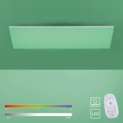 LED-Panel, weiß, 60x30cm, rahmenlos, Farbsteuerung, Dimmfunktion