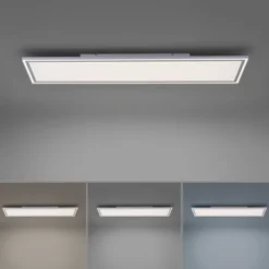 LED Panel, weiß, 121x31cm, Serienschalter, dimmbar, blendfrei