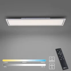 LED Panel, weiß, 121x31cm, Serienschalter, dimmbar, blendfrei