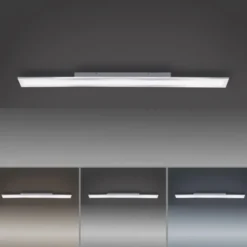 LED-Panel, 120x10cm, IP44, Badezimmer Panel, Serienschaltung, modern