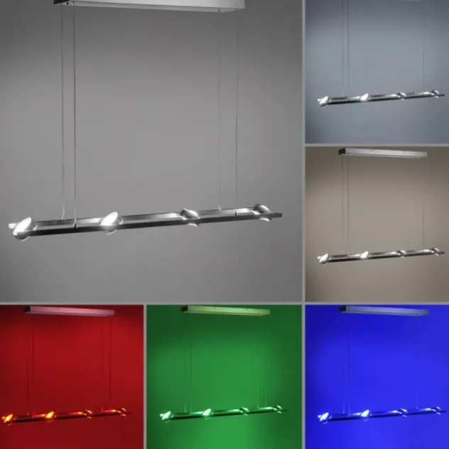 LED-Pendellampe, Smart-Home, Lichtfarbsteuerung, Farbwechsel, Dimmfunktion