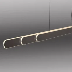 LED Pendelleuchte ADRIANA dunkel-metal-braun höhenverstellbar dimmbar