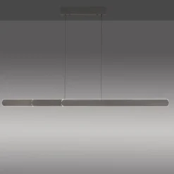 LED Pendelleuchte ADRIANA dunkel-metal-braun höhenverstellbar dimmbar