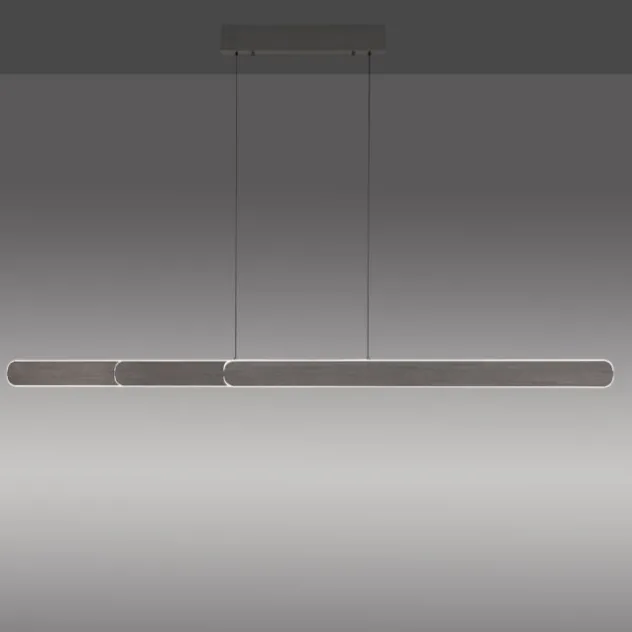 LED Pendelleuchte ADRIANA dunkel-metal-braun höhenverstellbar dimmbar