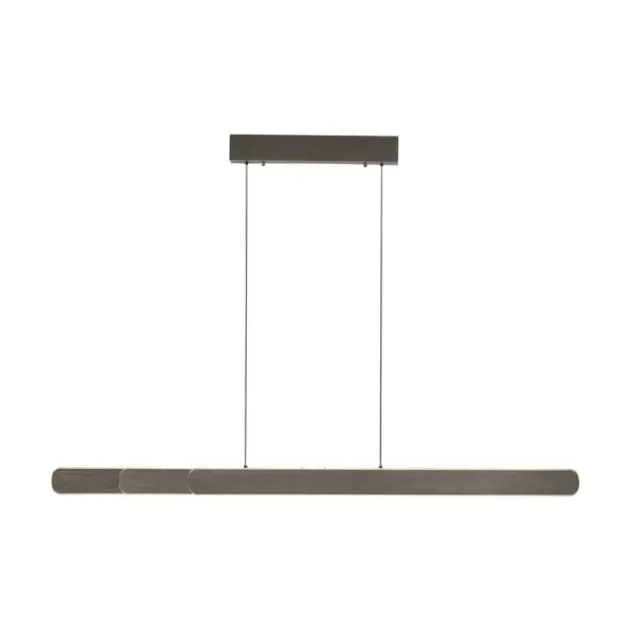 LED Pendelleuchte ADRIANA dunkel-metal-braun höhenverstellbar dimmbar
