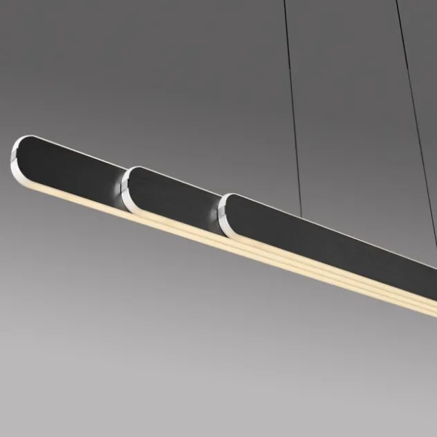 LED Pendelleuchte ADRIANA schwarz höhenverstellbar dimmbar CCT
