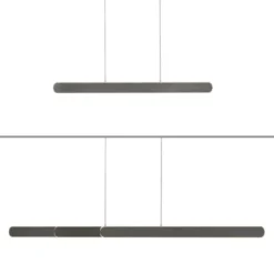 LED Pendelleuchte ADRIANA schwarz höhenverstellbar dimmbar CCT