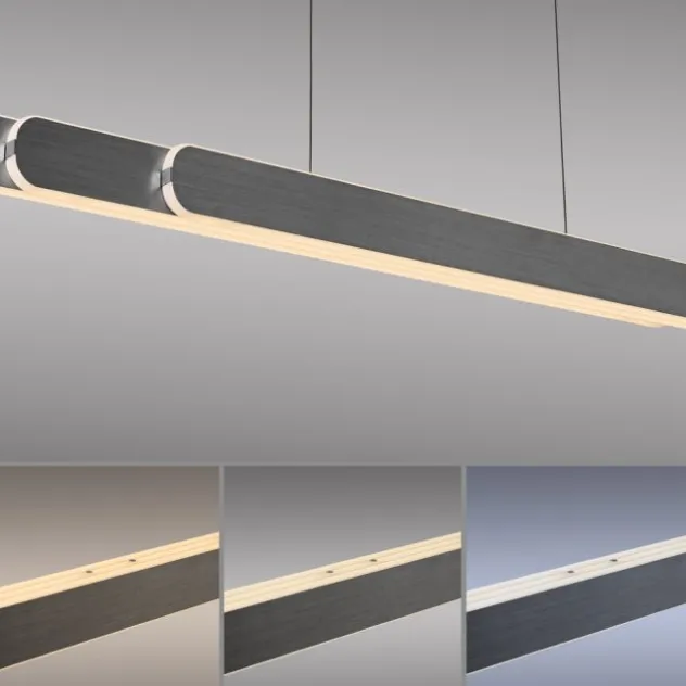 LED Pendelleuchte ADRIANA schwarz höhenverstellbar dimmbar CCT