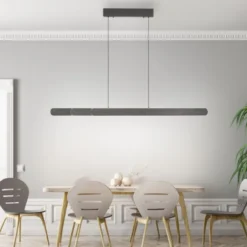 LED Pendelleuchte ADRIANA schwarz höhenverstellbar dimmbar CCT