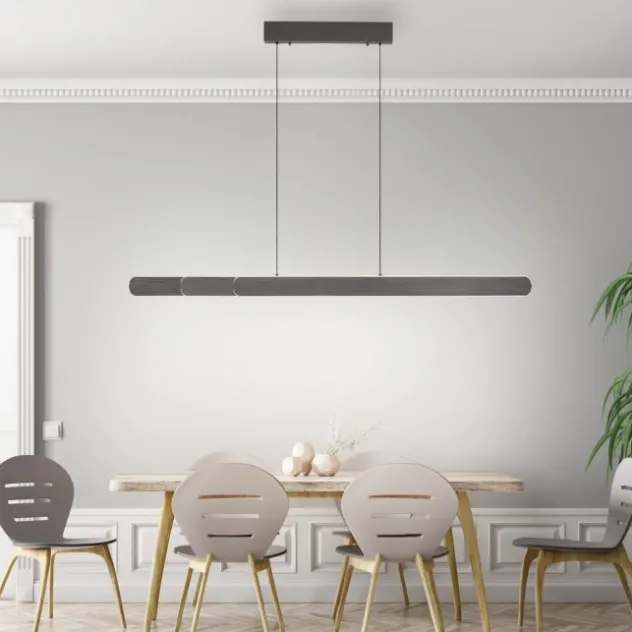LED Pendelleuchte ADRIANA schwarz höhenverstellbar dimmbar CCT