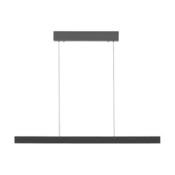 LED Pendelleuchte ADRIANA SQUARE, anthrazit, Dimmer, ausziehbar, warm- bis kaltweiß