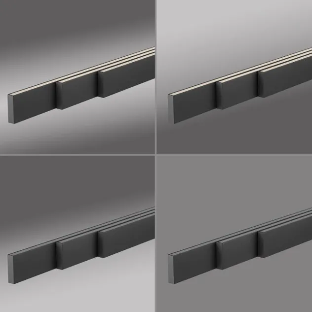 LED Pendelleuchte ADRIANA SQUARE, anthrazit, Dimmer, ausziehbar, warm- bis kaltweiß