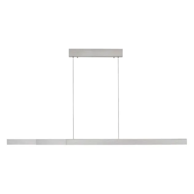 LED Pendelleuchte aluminium ADRIANA SQUARE, dimmer, ausziehbar, warm- bis kaltweiß