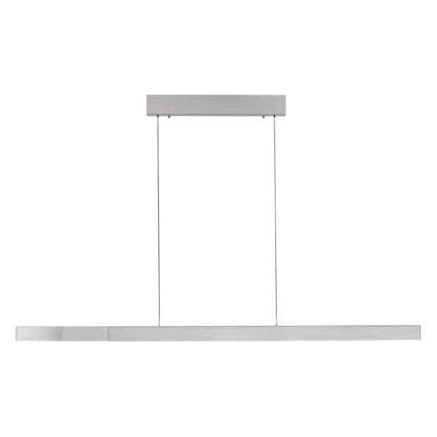LED Pendelleuchte aluminium ADRIANA SQUARE, dimmer, ausziehbar, warm- bis kaltweiß