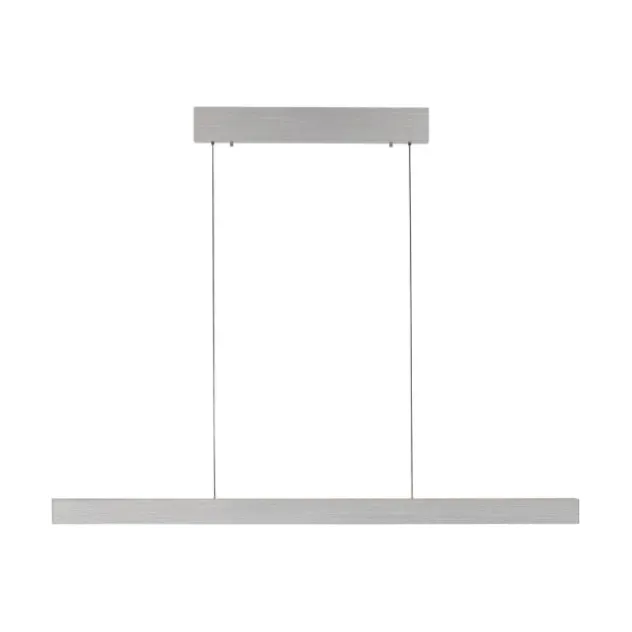 LED Pendelleuchte aluminium ADRIANA SQUARE, dimmer, ausziehbar, warm- bis kaltweiß