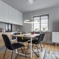 LED Pendelleuchte aluminium höhenverstellbar dimmbar Memoryfunktion
