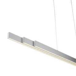 LED-Pendelleuchte, aluminium, höhenverstellbar, ausziehbar