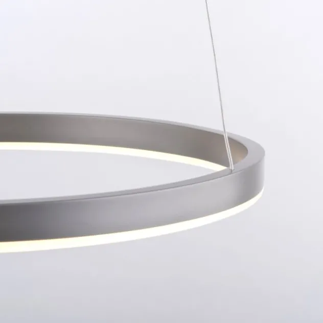 LED Pendelleuchte aluminium rund Ø40cm dimmbar Switchmo warmweiß