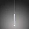 LED-Pendelleuchte Alu silber warmweiß, IP20, Innenleuchte