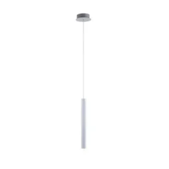 LED-Pendelleuchte Alu silber warmweiß, IP20, Innenleuchte
