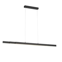 LED Pendelleuchte, anthrazit, höhenverstellbar, ausziehbar